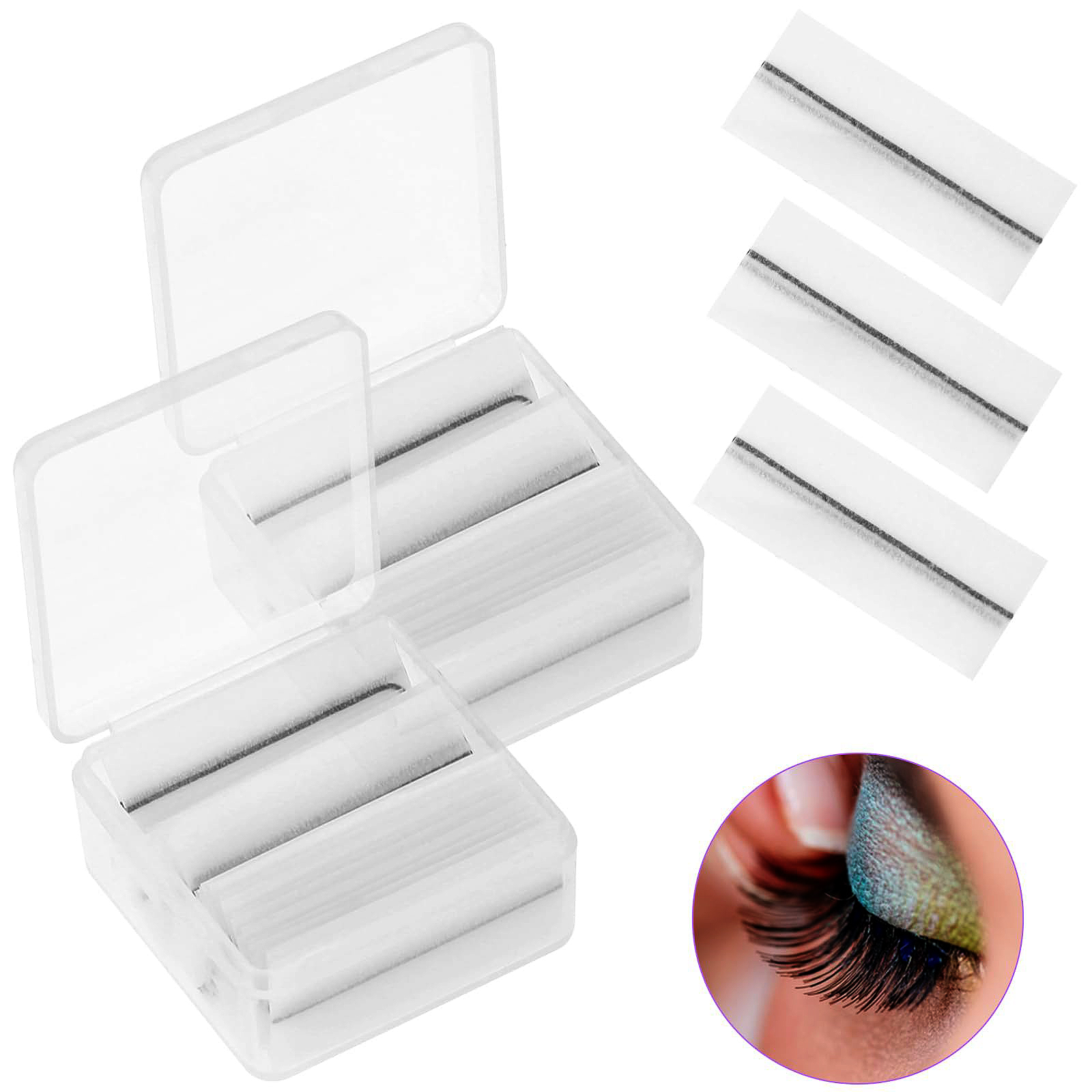 80PCS Eyelash Adhesive Strips, - Lash Adhesive Glue review and price