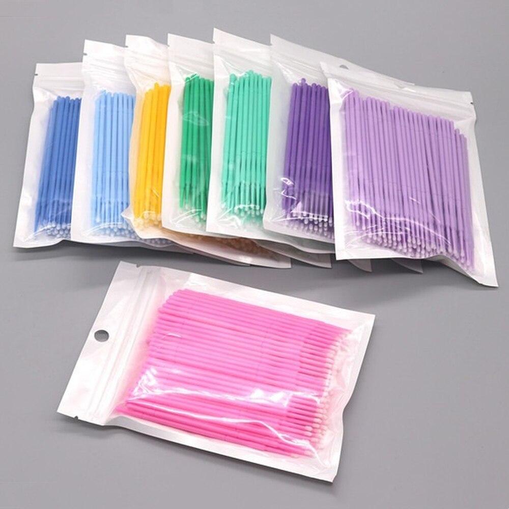 100pcs/lot Micro Brushes Make  - Lash Adhesive Glue review and price