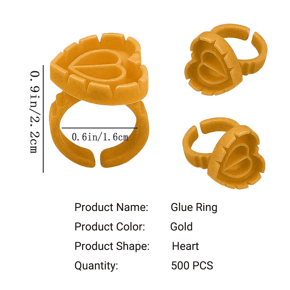 500PCS Glue Rings for Lash Ext - Lash Adhesive Glue review and price
