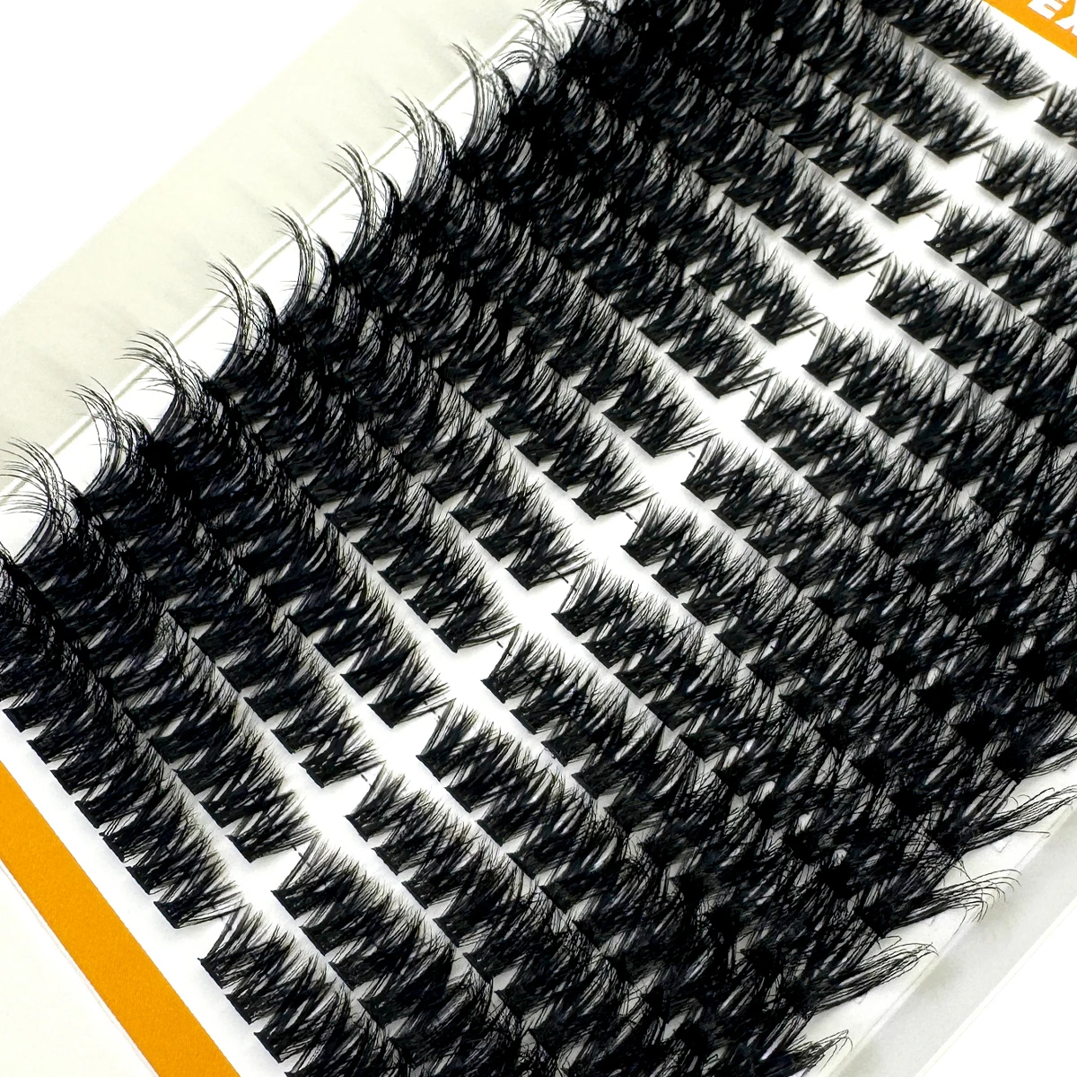 AMSDCN  80D Fluffy Lash Cluste - Eyelash Extension Volume Cat Eye review and price