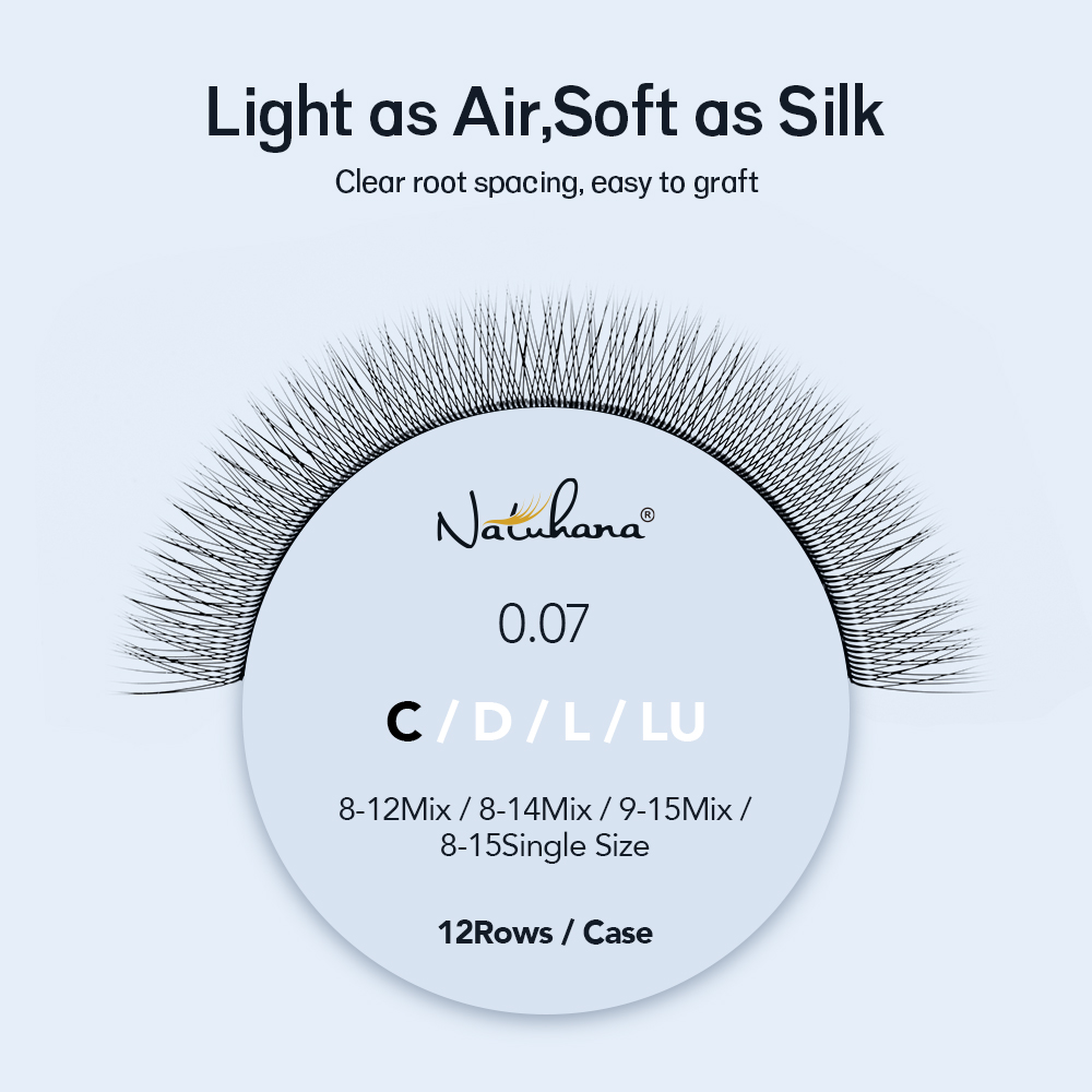 NATUHANA Single Tip 2D YY Lash - Eyelash Extension Single Lash review and price