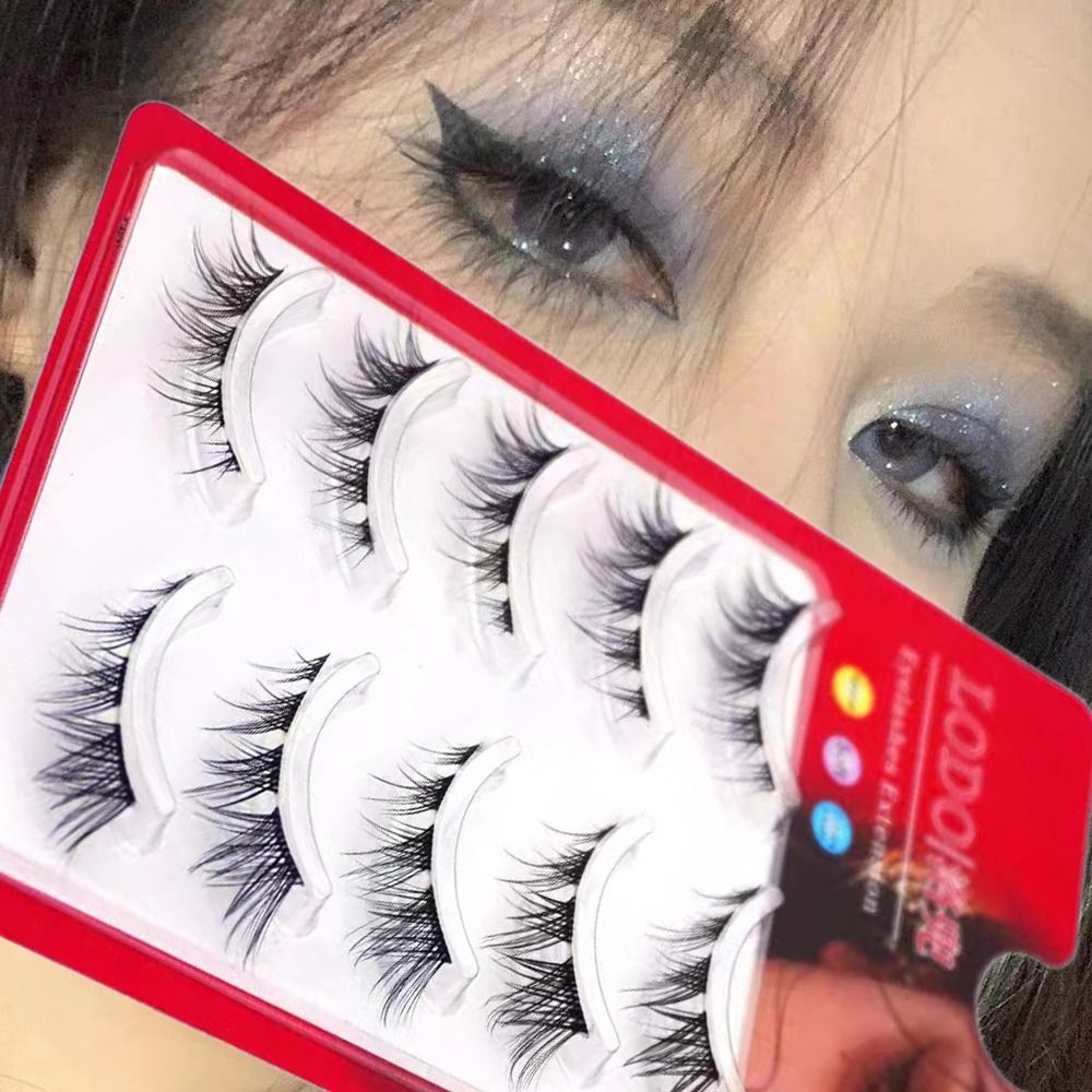 5Pairs 3D Mink Cat Eye Lashes  - Eyelash Extension Volume Cat Eye review and price