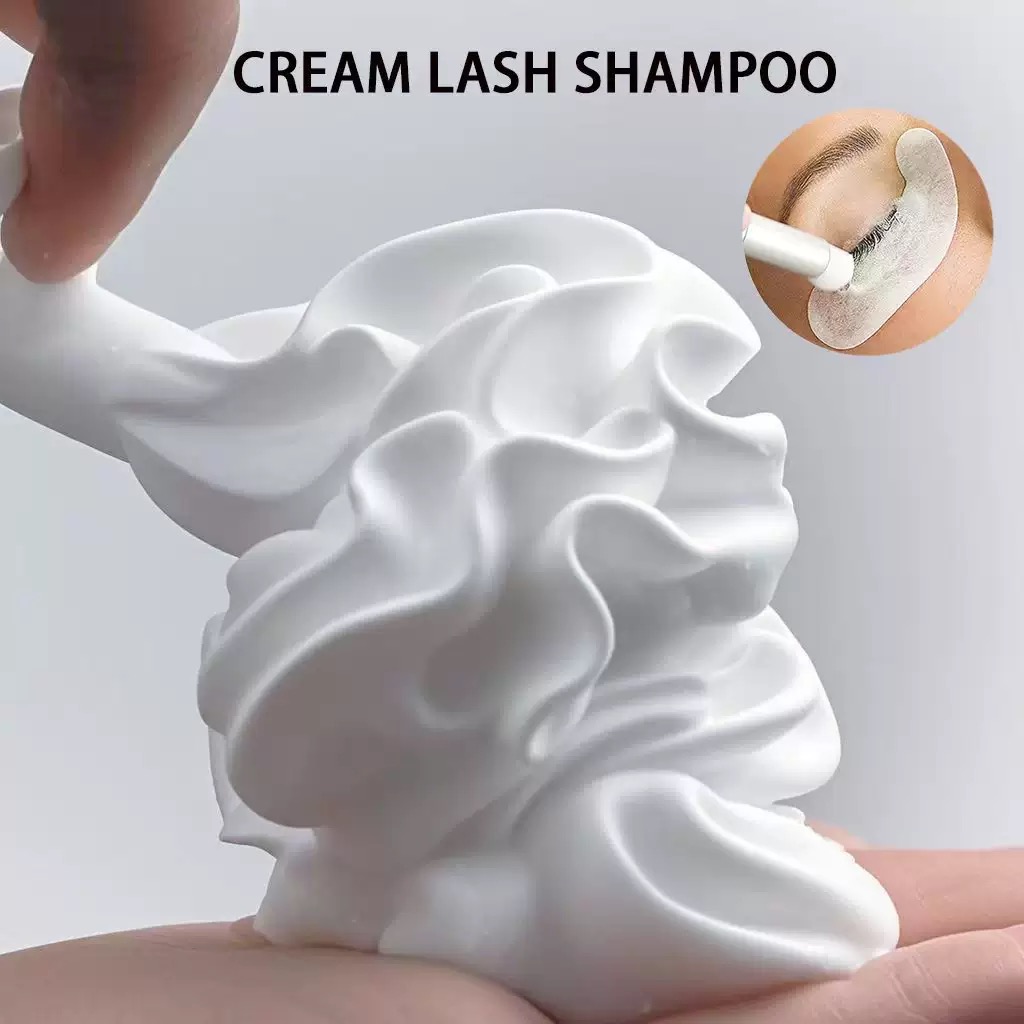Custom Whipped Lash Cream Sham - Eyelash Extension Wash review and price