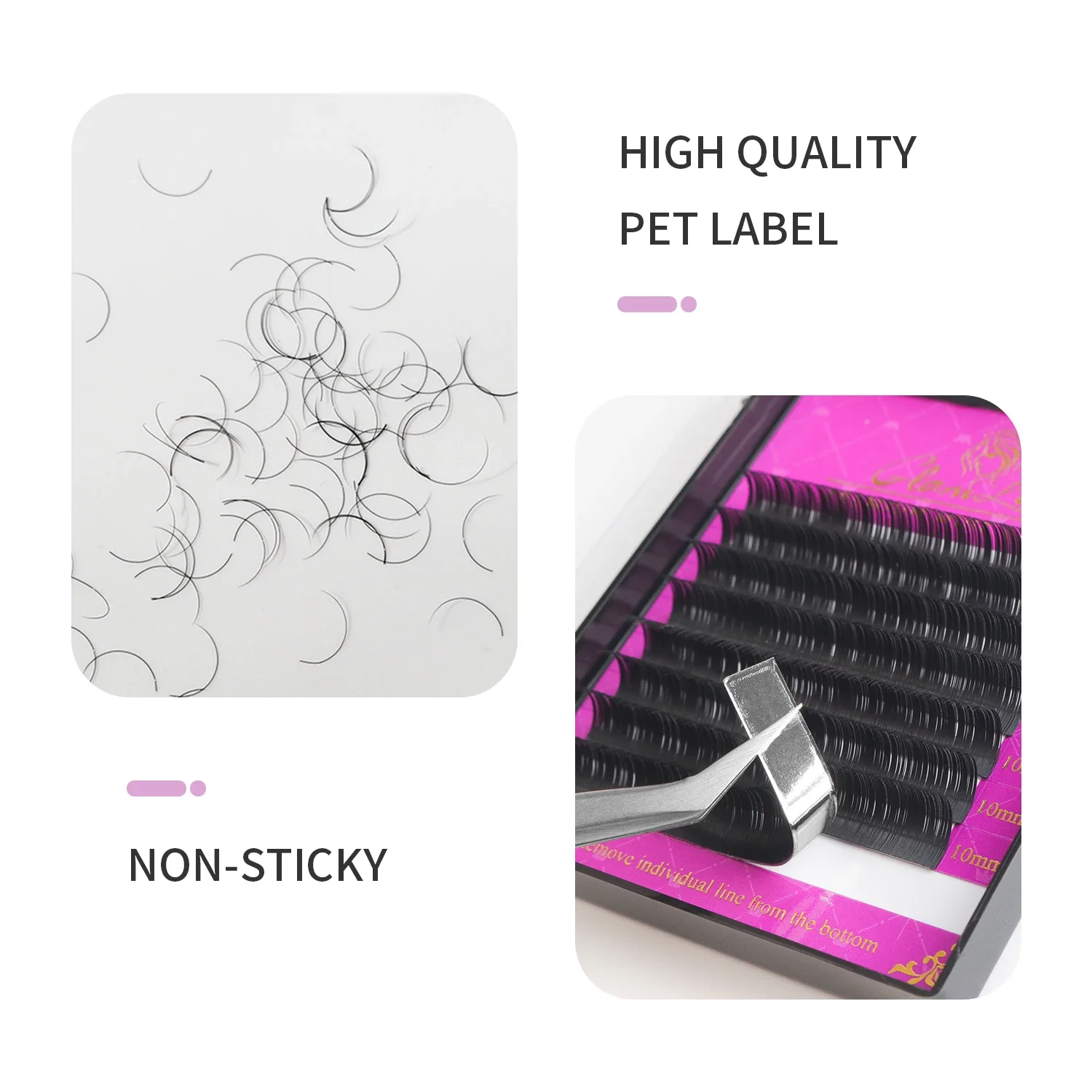 GLAMLASH Wholesale 16Rows BCCC - Eyelash Extension Single Lash review and price