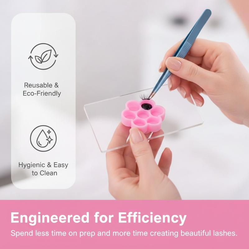 Eyelash Extension Flower Shape - Eyelash Extension Process review and price