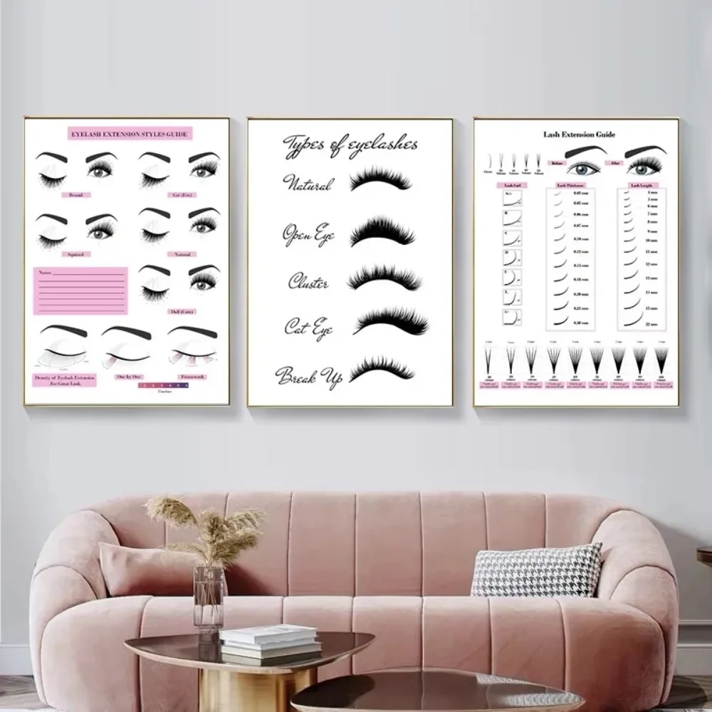 Canvas Painting HD Print Wall  - Eyelash Extension Salon review and price