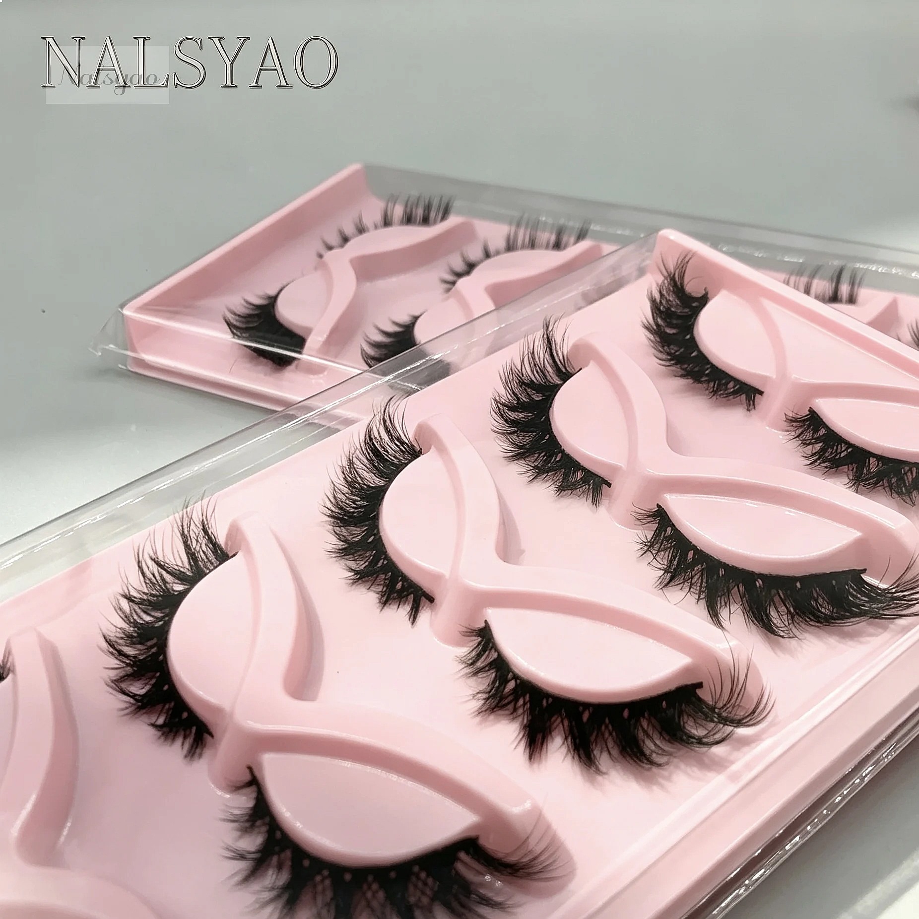 Hot Selling 5 Pairs Cat Eye La - Eyelash Extension Volume Cat Eye review and price