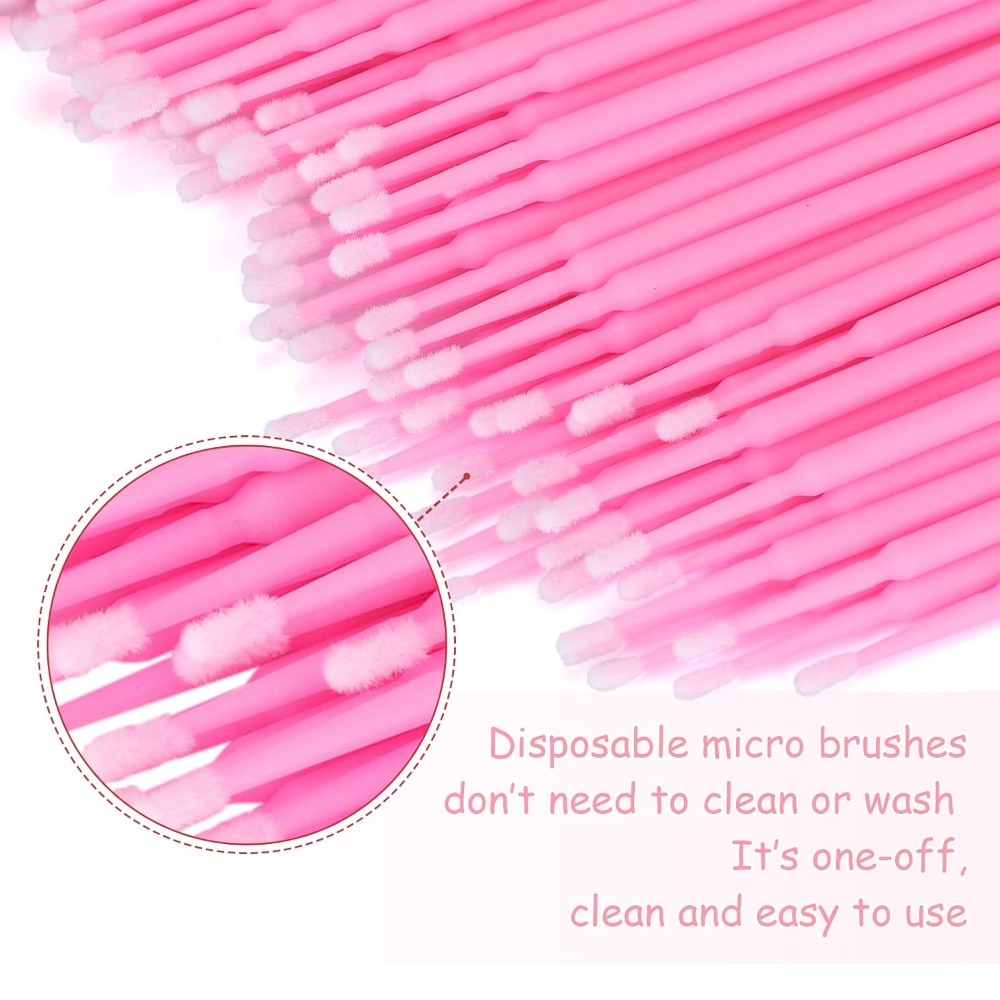 500PCS Disposable Micro Cotton - Eyelash Extension Glue review and price