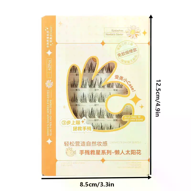 7 Rows Self-Adhesive Eyelashes - Lash Adhesive Glue review and price