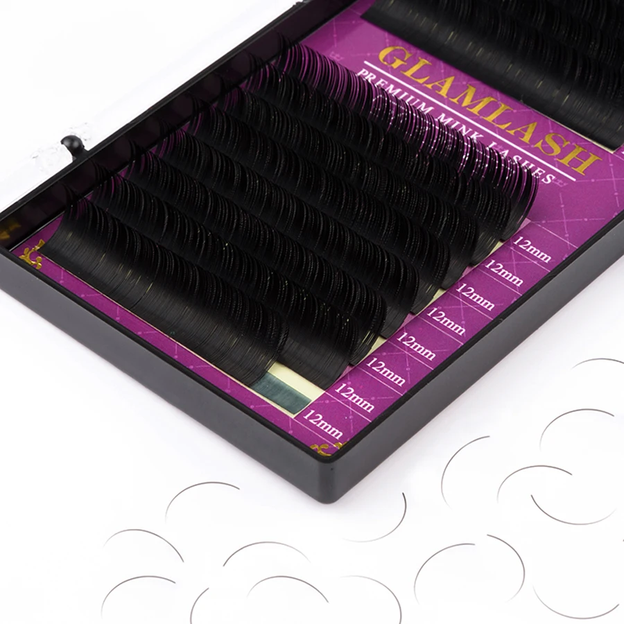 GLAMLASH wholesale 16Rows High - Eyelash Extension Single Lash review and price