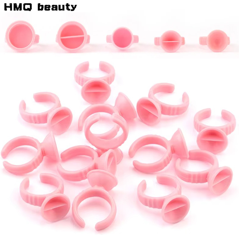 100pcs Disposable Glue Rings P - Eyelash Extension Permanent review and price